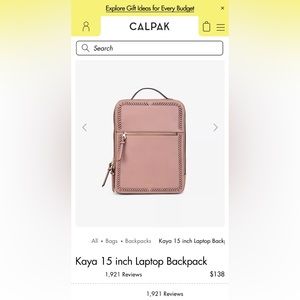 Calpak Kaya 15 Inch Laptop Backpack